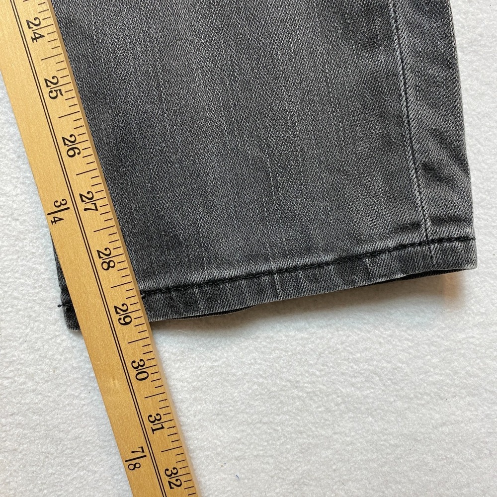 Levis 514 Denim Jeans Mens 30 Gray Straight Leg - Picture 8 of 12
